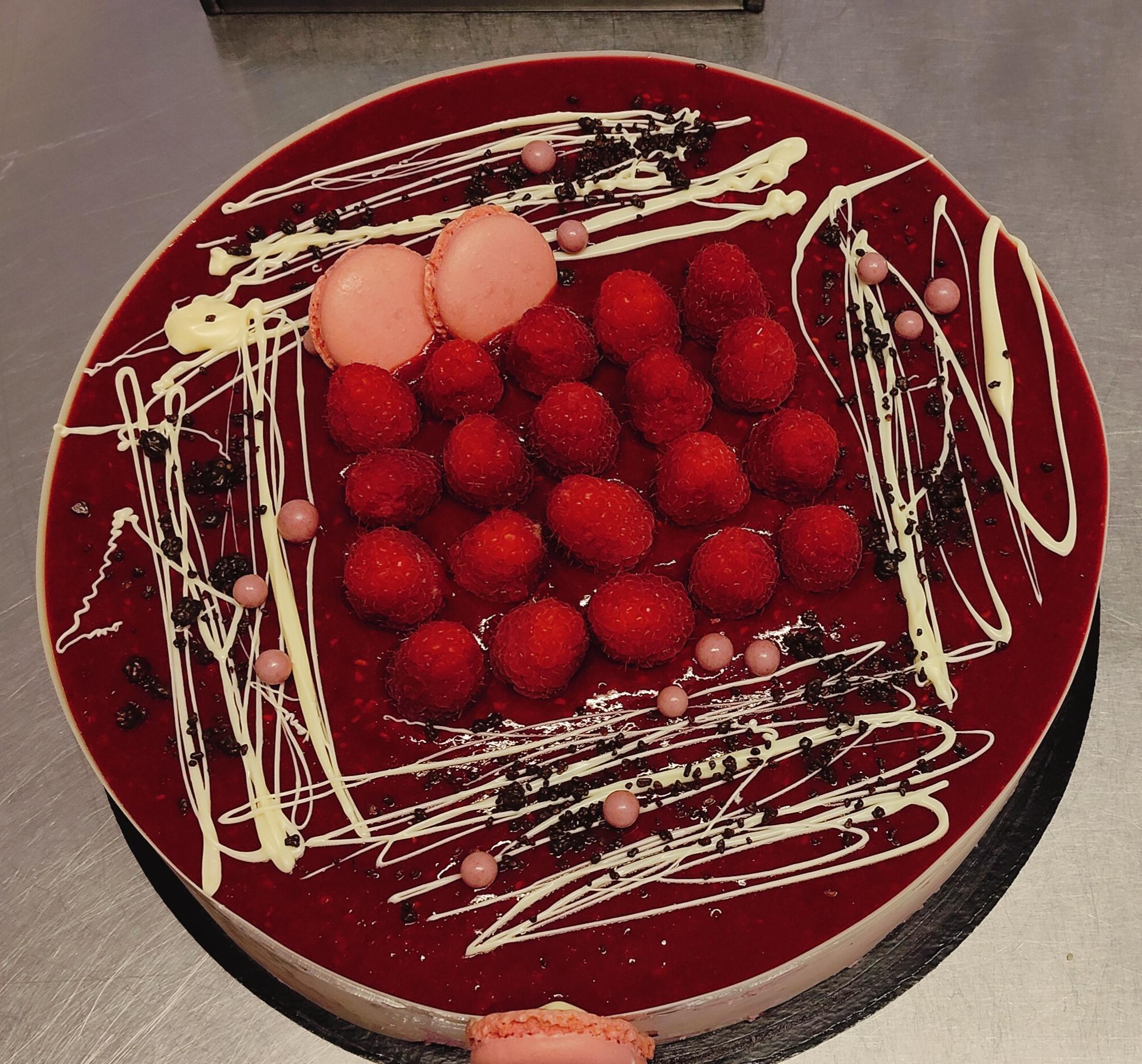 Bavarois framboise 6 personnes