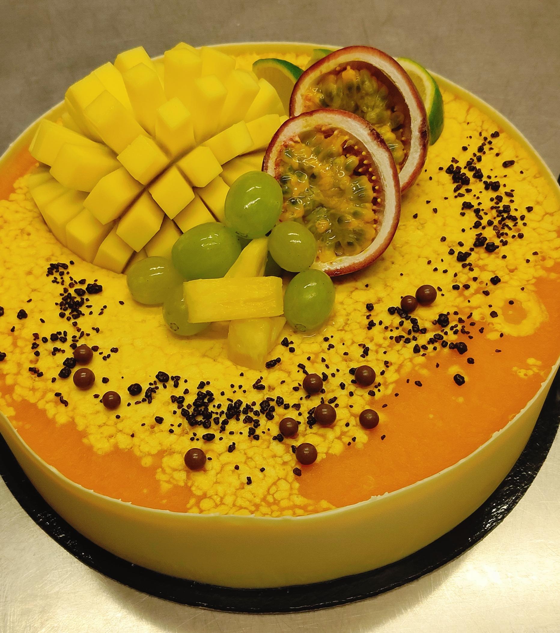 Bavarois fruits de la passion 6 personnes