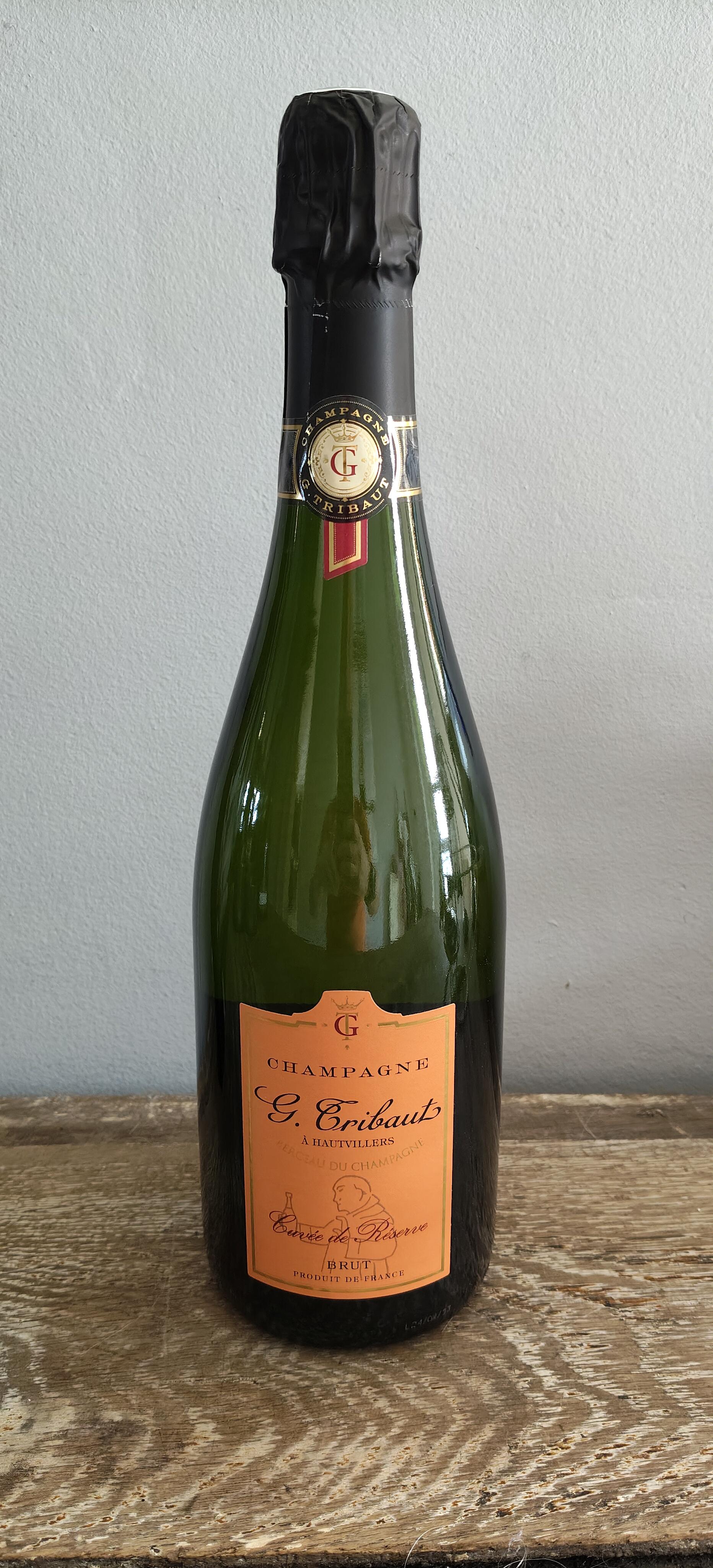 Champagne G.Tribaut brut. Cuvée de réserve