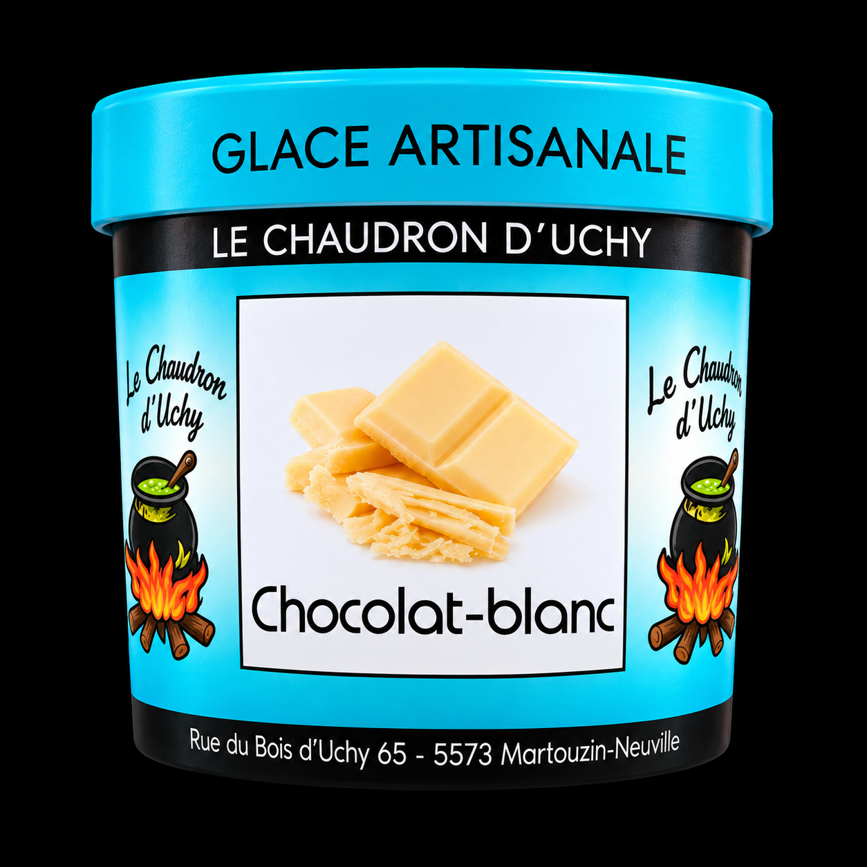 Glace chocolat blanc 118 ml