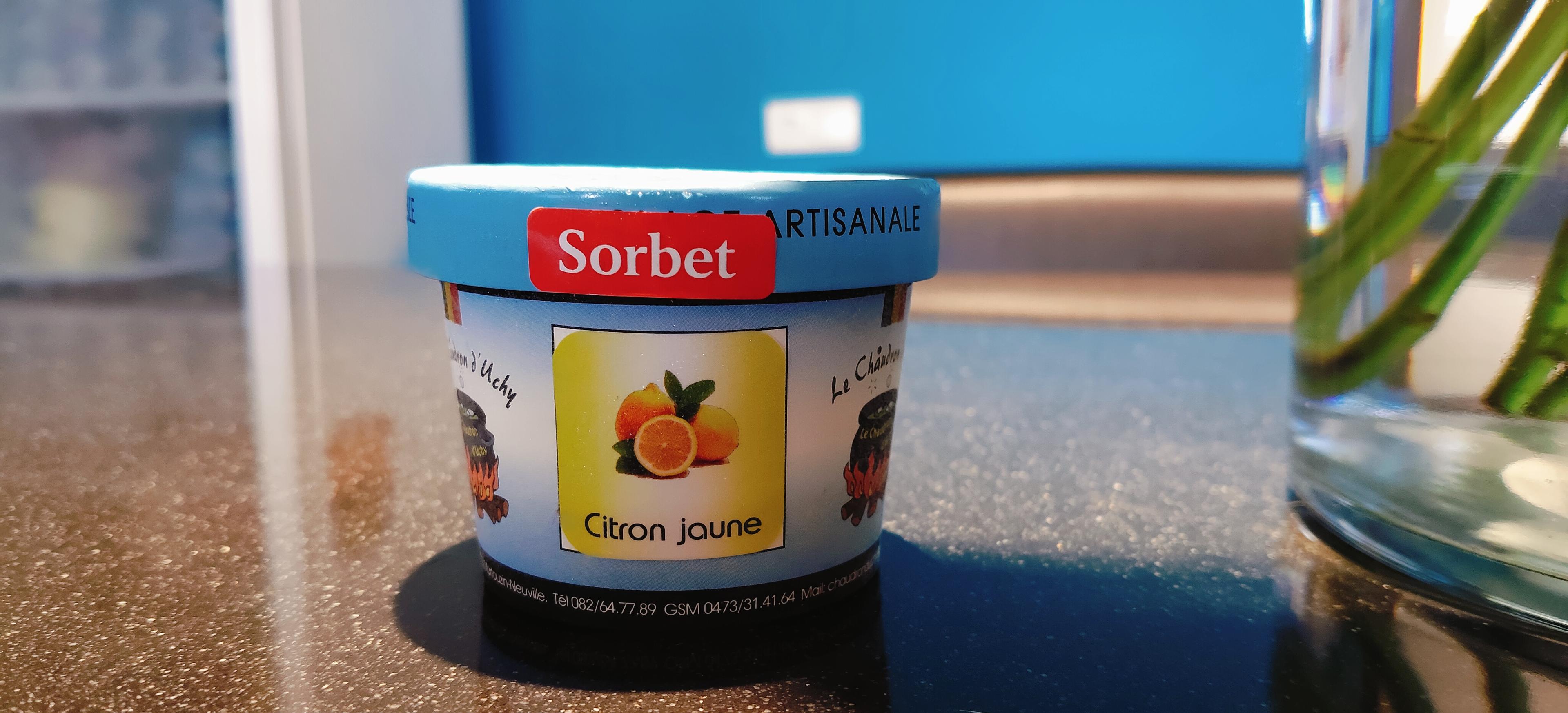 Sorbet citron jaune 118 ml